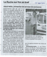 Article paru dans le Journal Ouest France 2011